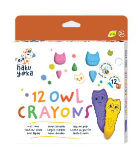 Crayones Owl Haku Yoka x 12