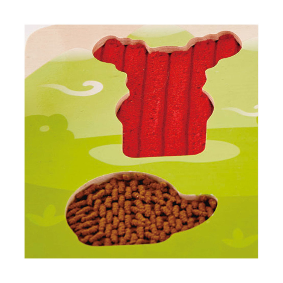 Rompecabezas Táctil de Animales del Bosque Hape