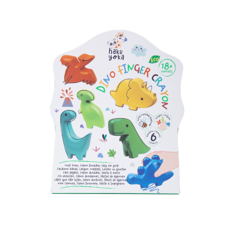 Crayones Dinofinger x 6 Haku Yoka