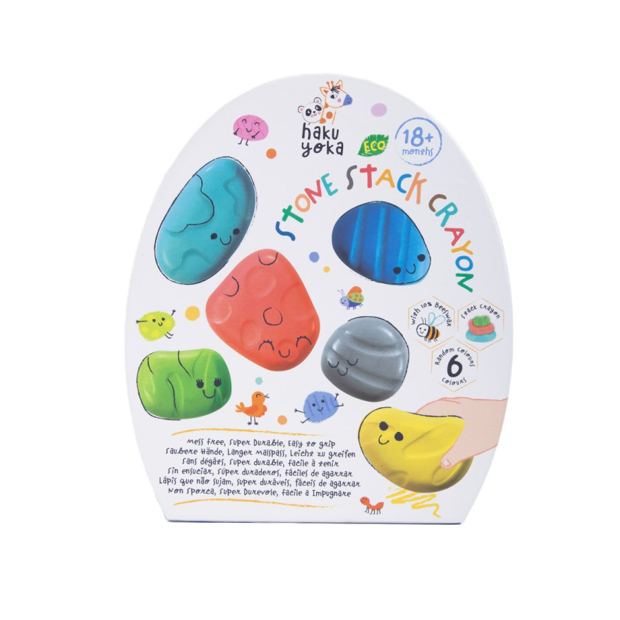 Crayones Stone Stack x 6 Haku Yoka