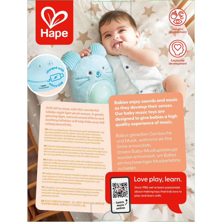 Amigo con Luz y Musical Huggy Momo Hape