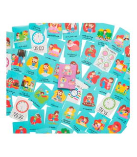 Cartas Didácticas Mi Rutina Y La Hora Barco De Papel