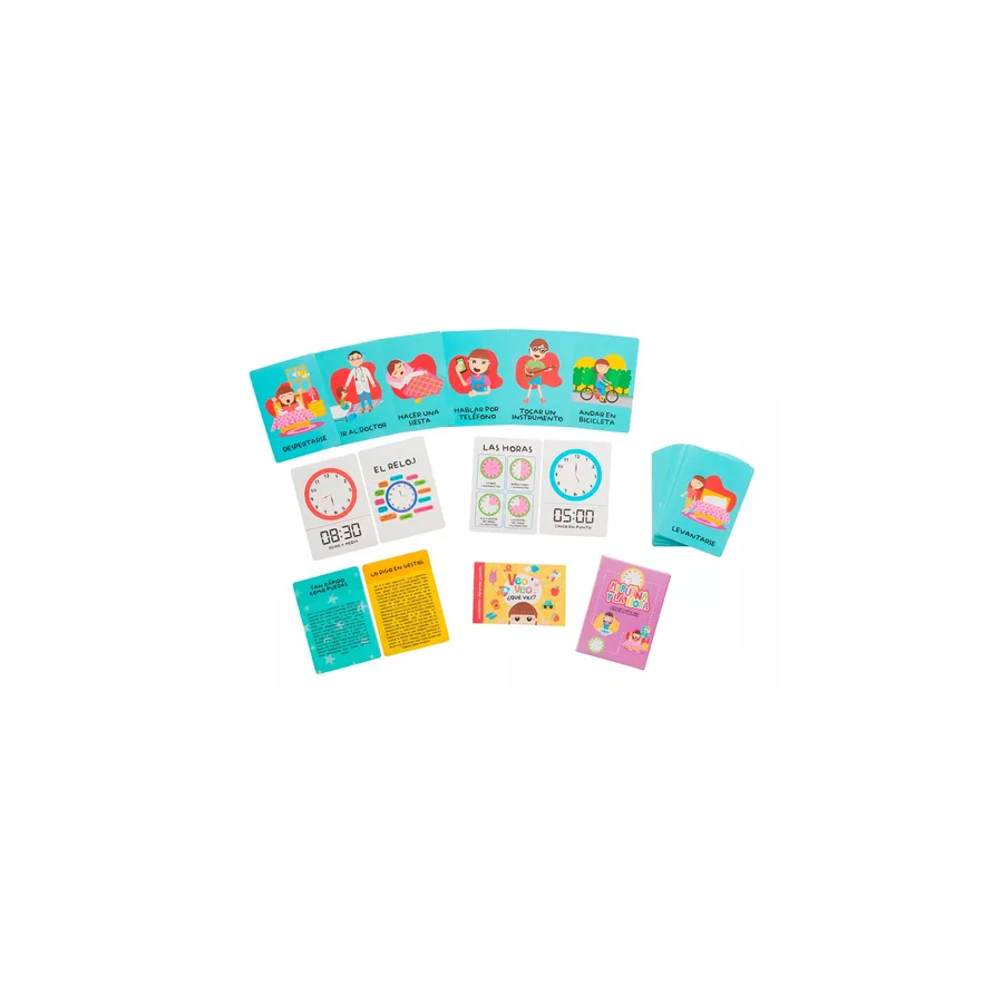 Cartas Didácticas Mi Rutina Y La Hora Barco De Papel