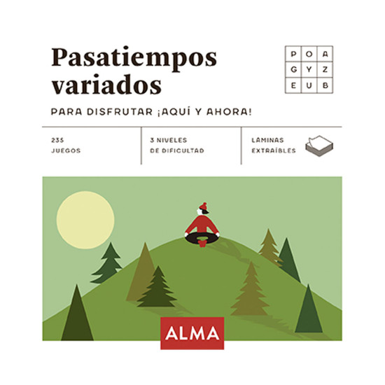 Libro con Juegos Alma Pasatiempos Variados