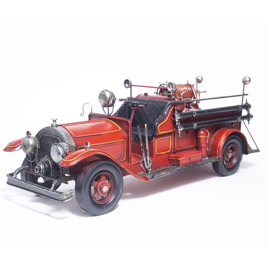 Adorno de Camión de Bomberos Rojo