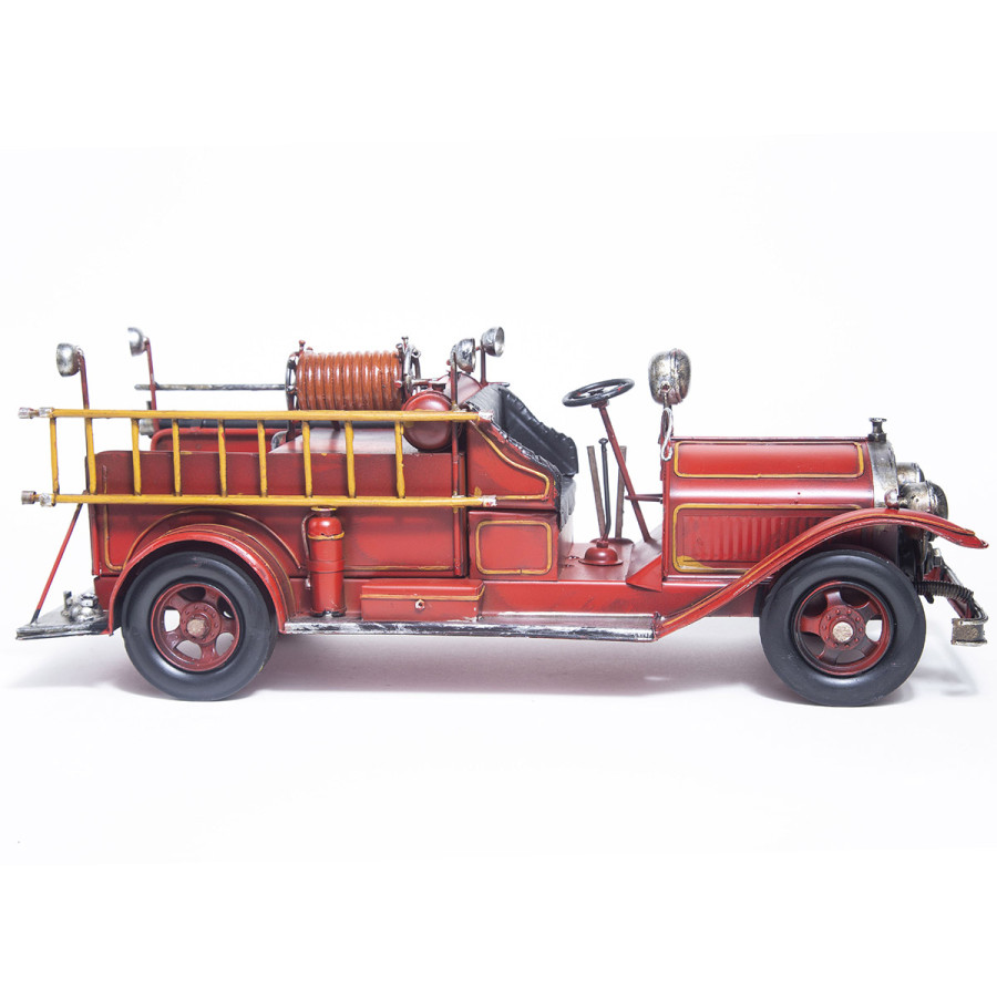 Adorno de Camión de Bomberos Rojo