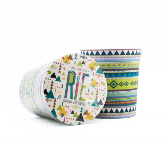 Vaso plástico Ríe x 2