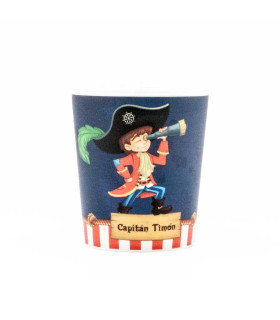 Vaso plástico del Capitán Timón