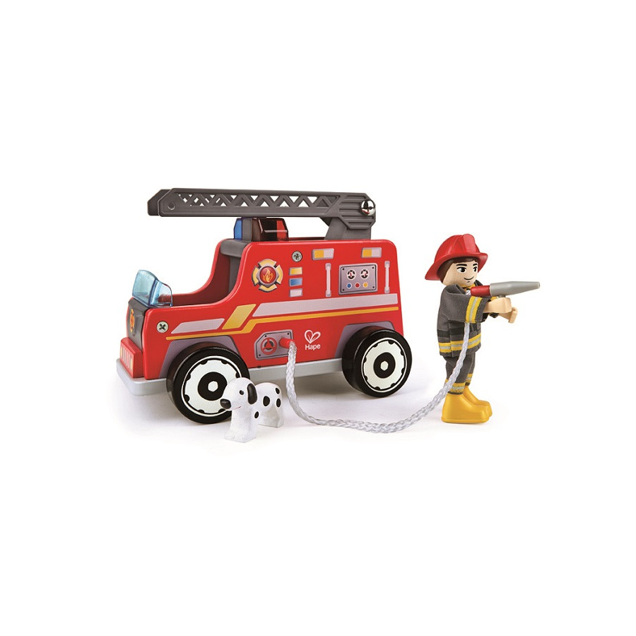 Equipo de Rescate de Bomberos de Juguete Hape