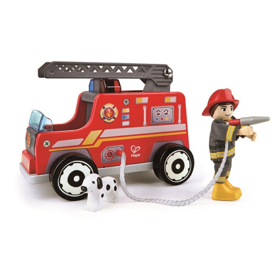 Equipo de Rescate de Bomberos de Juguete Hape