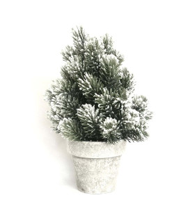Árbol de Navidad Nevado en Maceta 24 cm Alparamis
