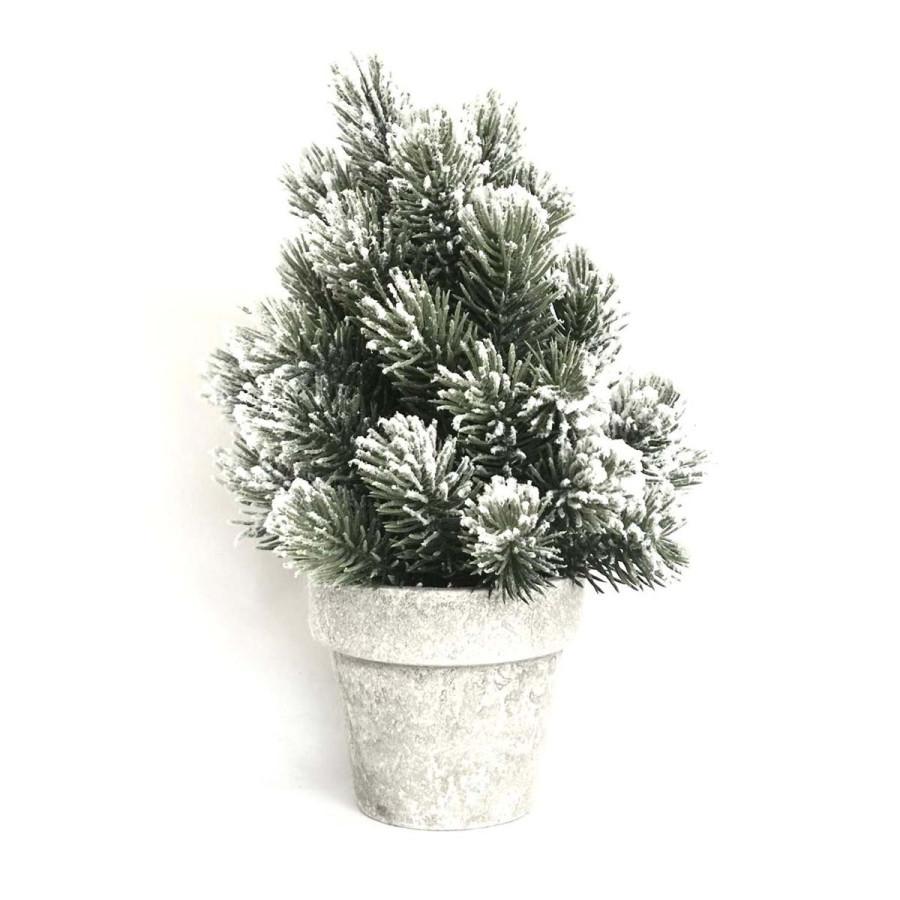 Árbol de Navidad Nevado en Maceta 24 cm Alparamis