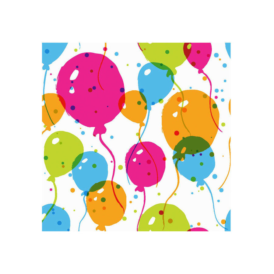 Servilletas 33 x 33 cm Splash Ballons