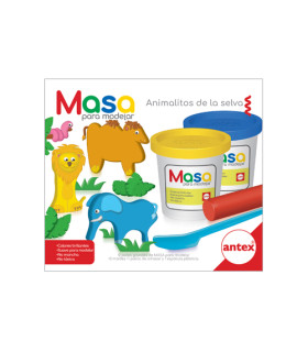 Set de Masa Animalitos Selva