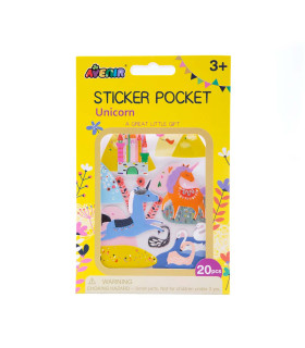 Stickers Pocket del Mundo de Unicornios Avenir
