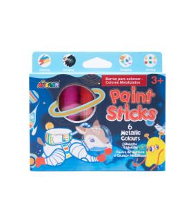 Pinturas Sólidas de Colores Metálicos Avenir x 6