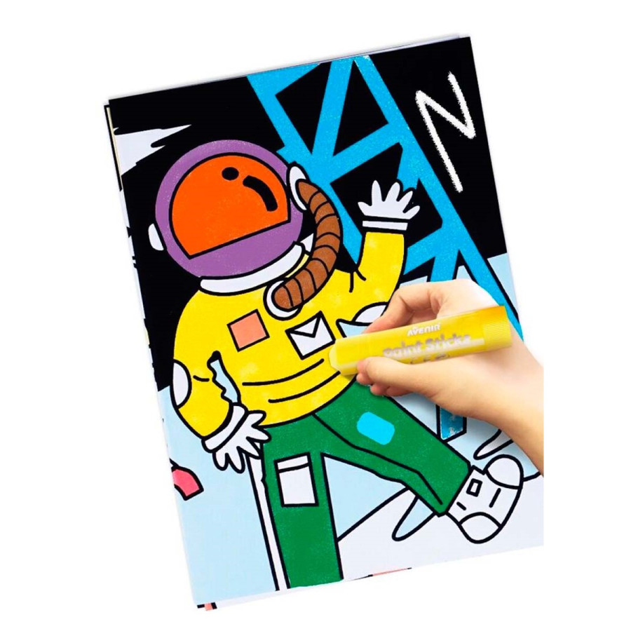 Pinturas Sólidas de Colores Metálicos Avenir x 6