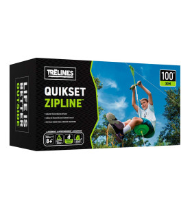 Tirolesa 30 m con Sistema de Freno Quickset Trelines Hape