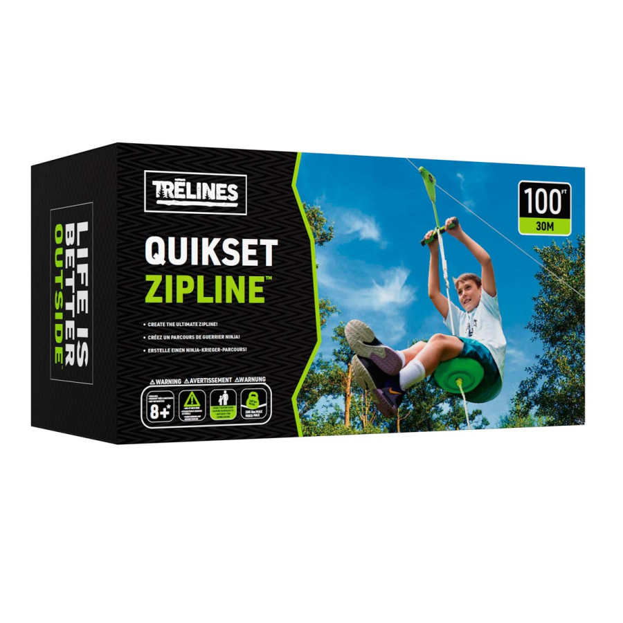 Tirolesa 30 m con Sistema de Freno Quickset Trelines Hape