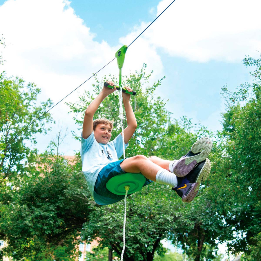 Tirolesa 30 m con Sistema de Freno Quickset Trelines Hape