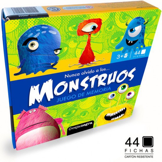 Juego de Memoria Nunca Olvido A Los Monstruos