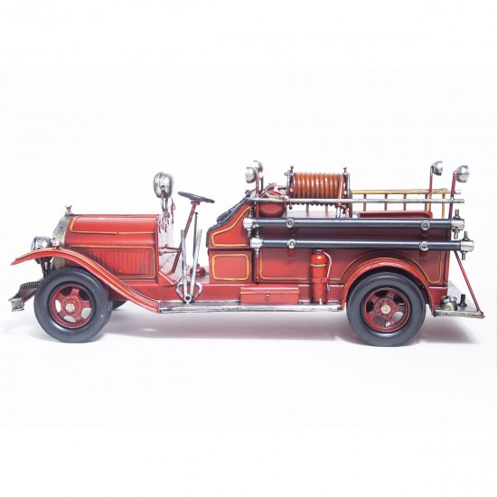 Adorno de Camión de Bomberos Rojo