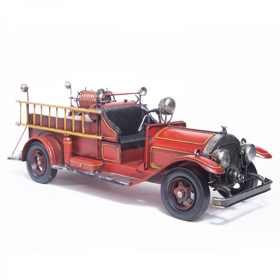Adorno de Camión de Bomberos Rojo