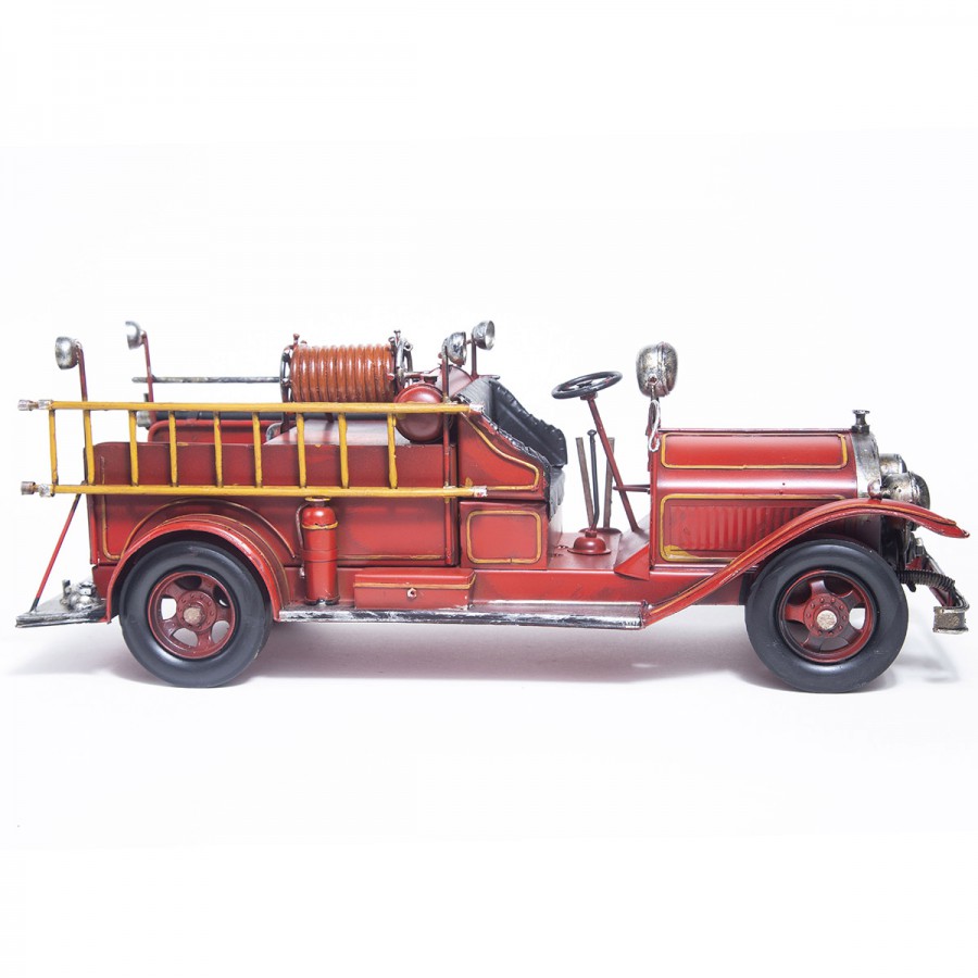 Adorno de Camión de Bomberos Rojo
