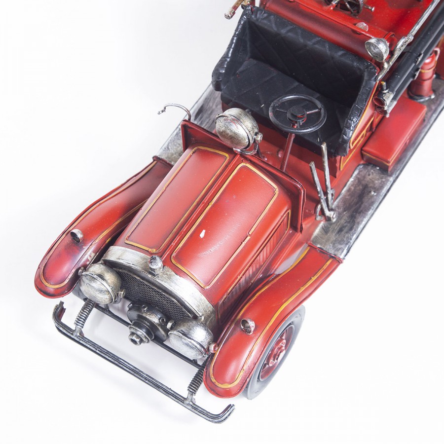 Adorno de Camión de Bomberos Rojo