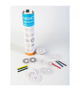 Juego Memo Mandalas para pintar