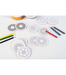 Juego Memo Mandalas para pintar