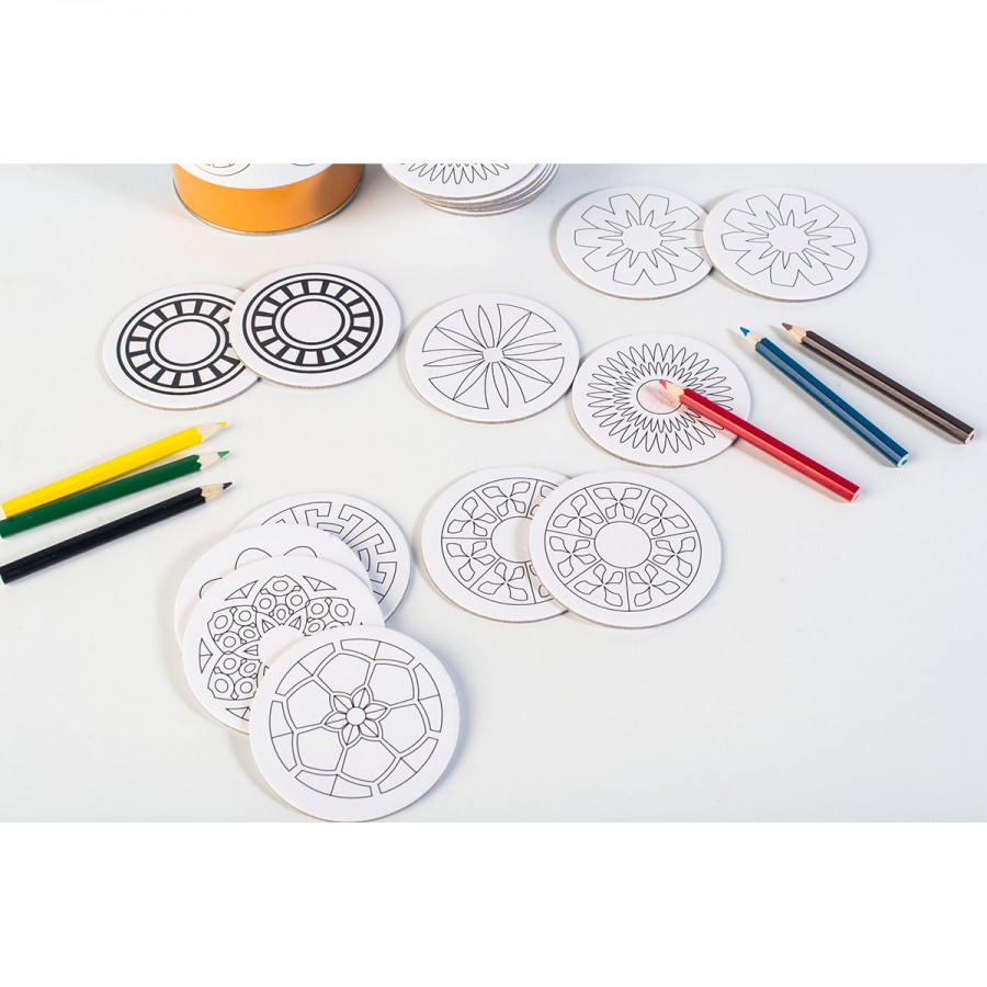 Juego Memo Mandalas para pintar