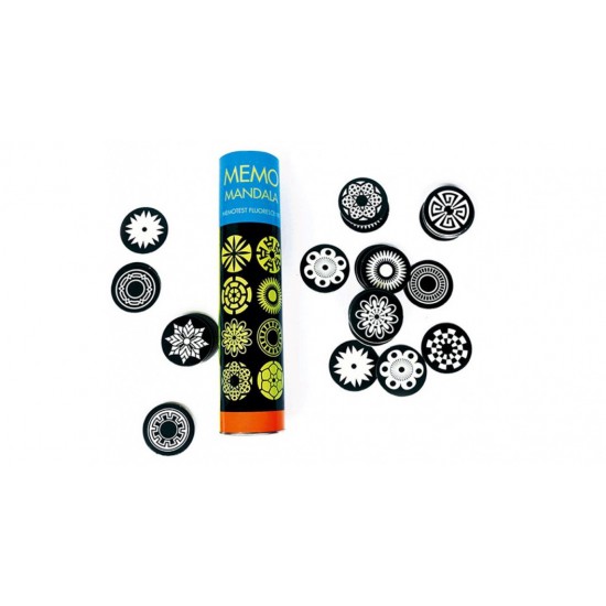 Juego de Memoria Fluo Mandalas