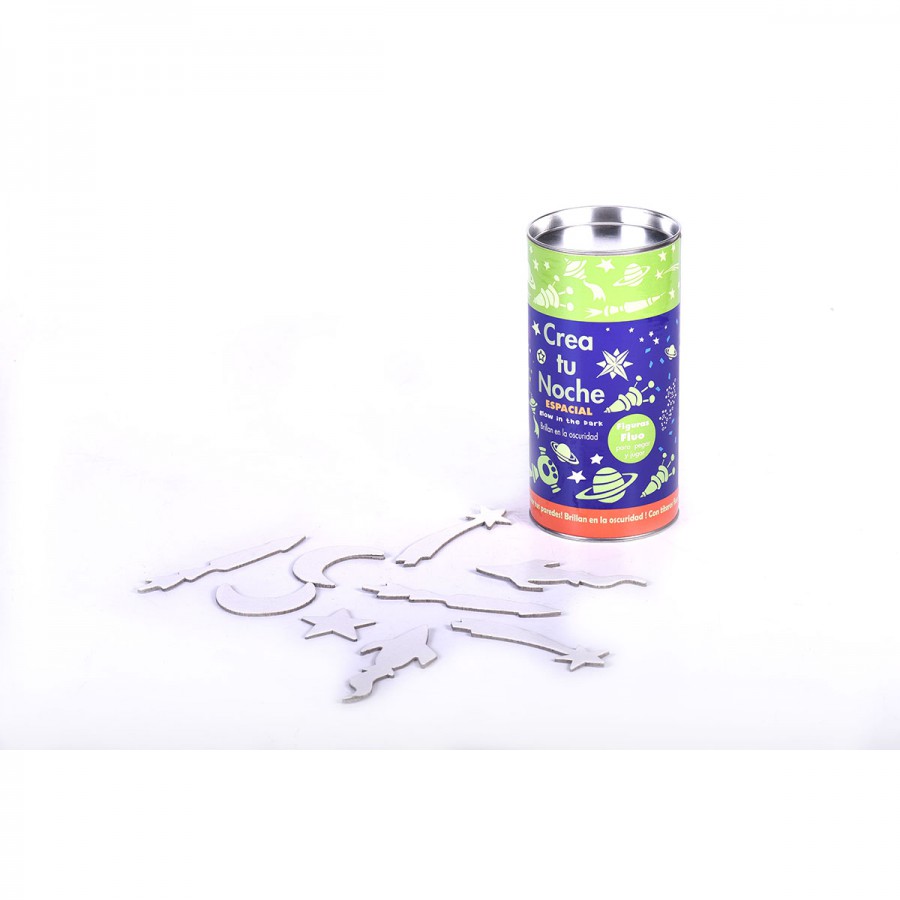 Figuras Fluorescentes Crea Tu Noche Espacial