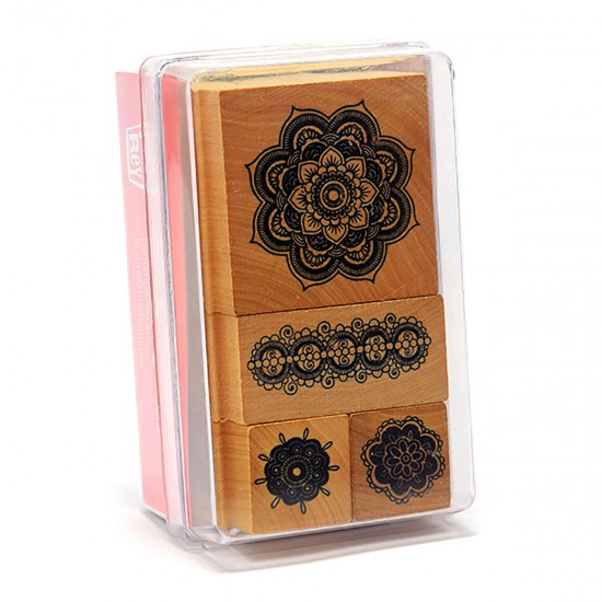 Set de sellos Mandalas caja mediana