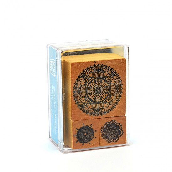 Set de sellos Mandalas caja chica