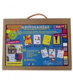Valijita Didáctica con Adivinanzas y Tarjetas para pintar 2