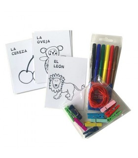 Valijita Didáctica con Adivinanzas y Tarjetas para pintar 2