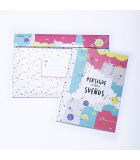 Sobre Cuaderno Persigue tus sueños