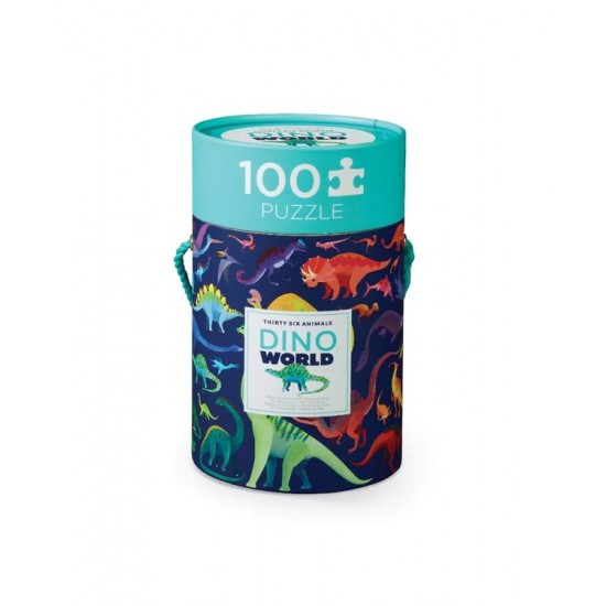 Puzzle De 100 Piezas Mundo Dinosaurios