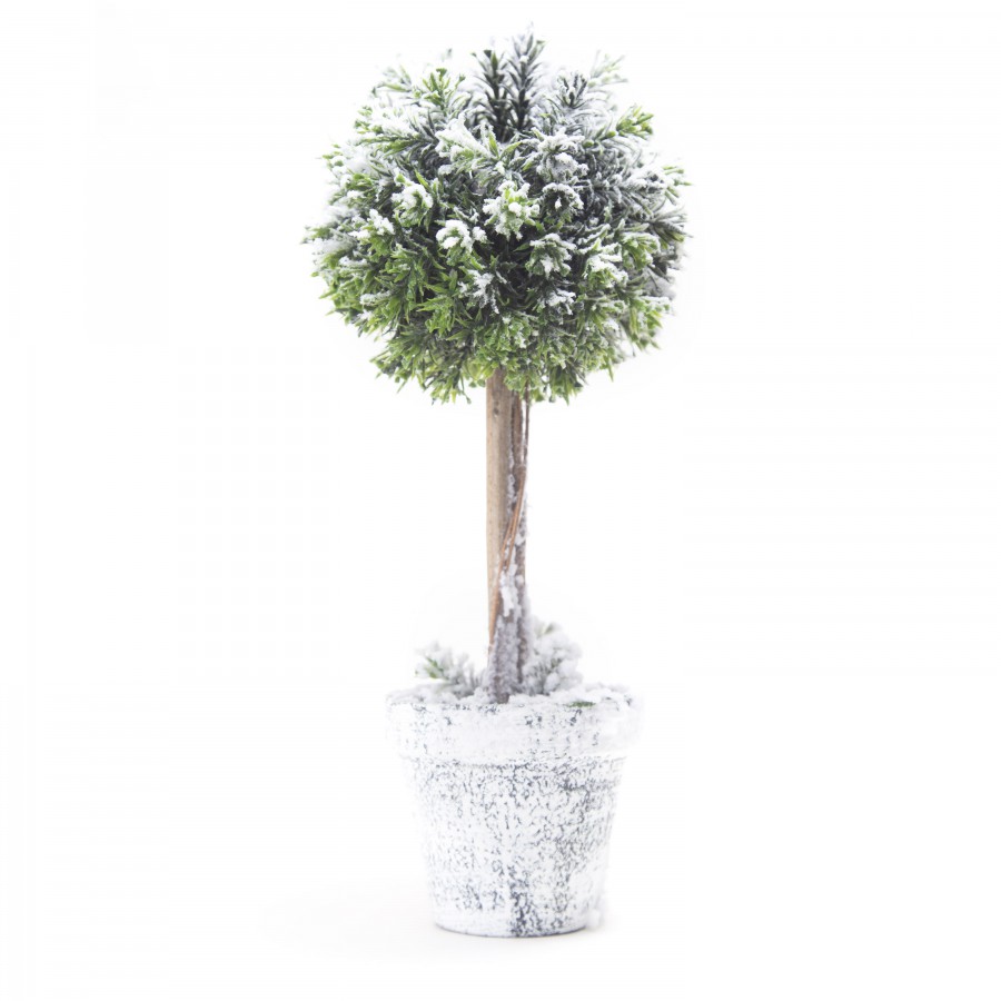 Topiario Nevado en Maceta 36 cm