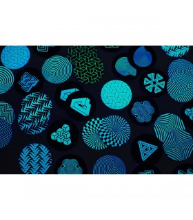 Juego de Memoria Nocturno Ilusiones Ópticas Flúo