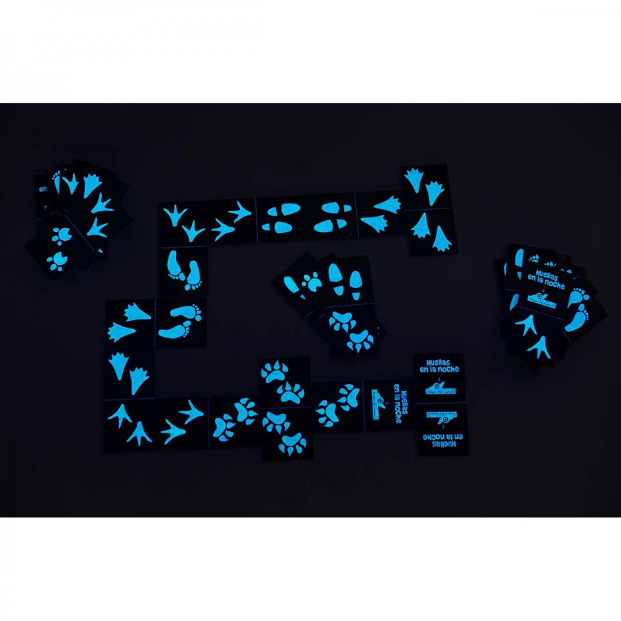 Domino Fluorescente Huellas En La Noche