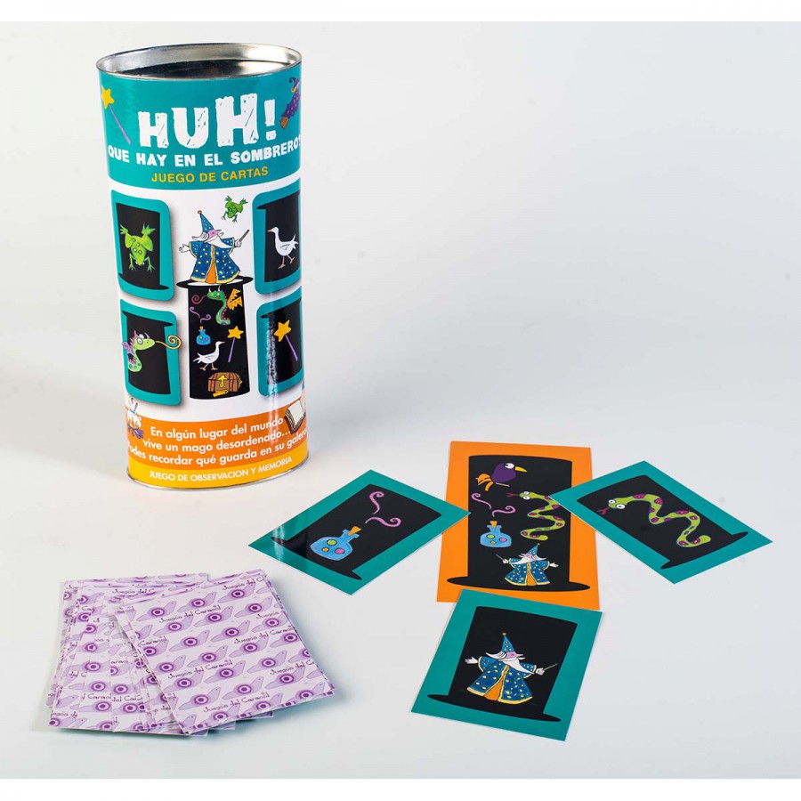 UHH ¿Qué hay en mi sombrero? -Juego de Cartas