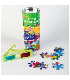 Rompecabezas 70 Pzas Dinosaurios 3D
