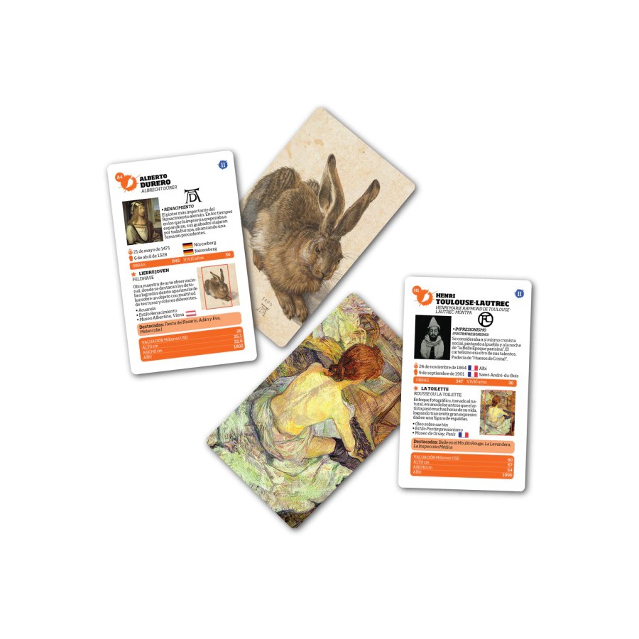 Cartas Clásicas Arts Pintores Vol II Luminias