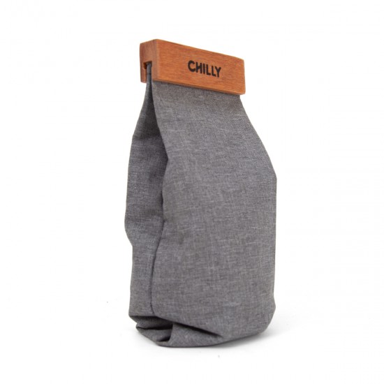 Yerbera De Tela 500 Grs Chilly Gris oscuro