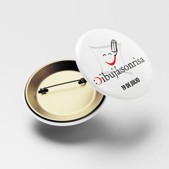 Pin Metálico Dibujá una Sonrisa