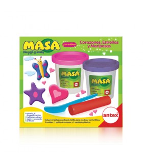 Set de Masa Corazones