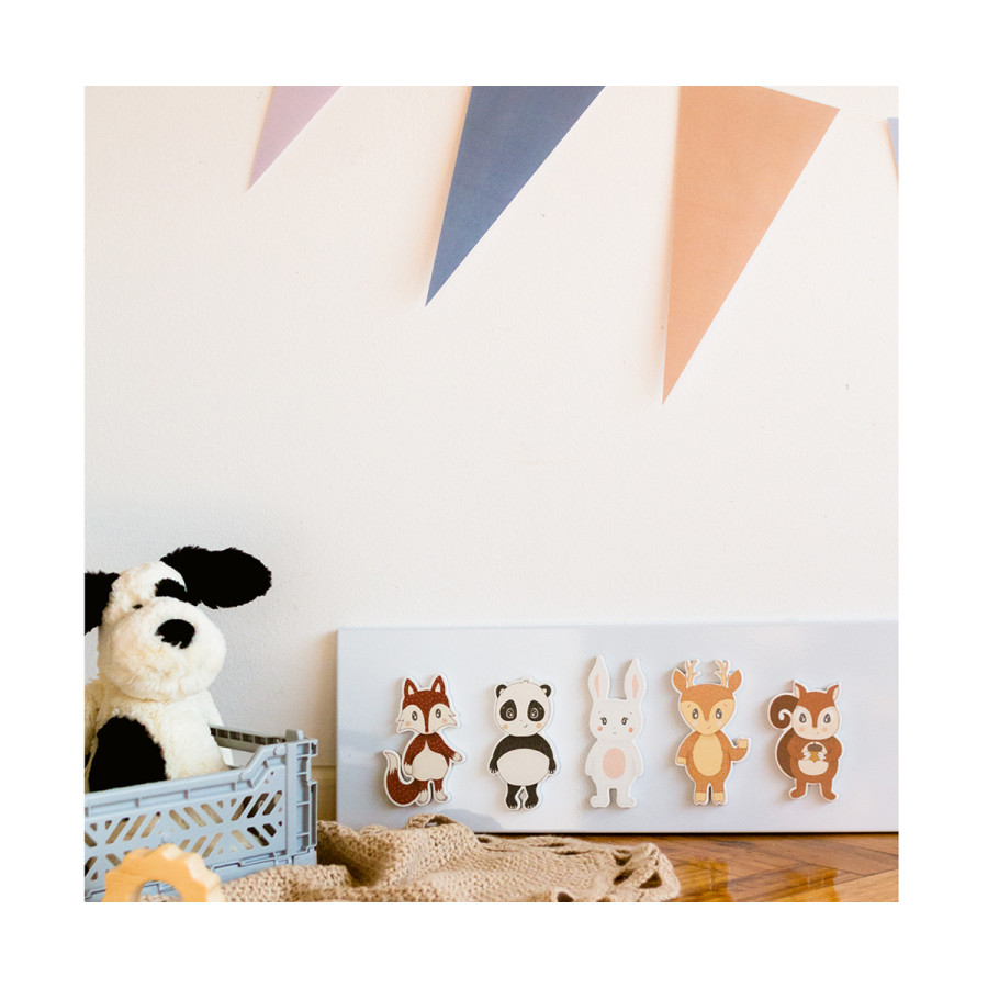 Set De Imanes Animales del Bosque